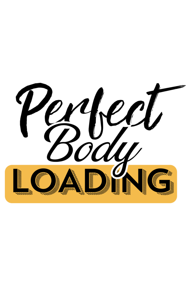 Perfect body typography oversized t-shirt