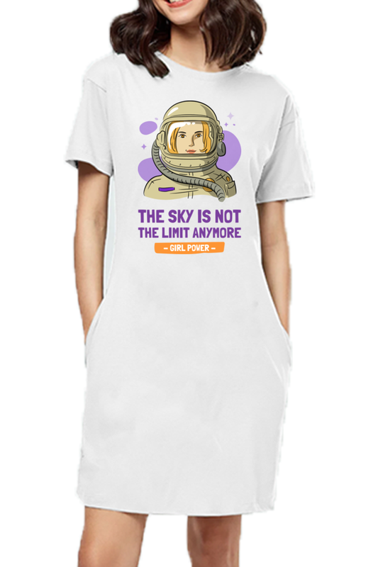 Sky Is Not The Limit T-shirt Dress