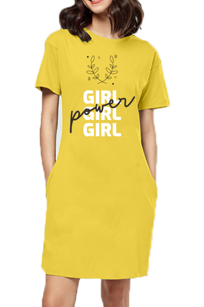 Girl Power T-shirt Dress