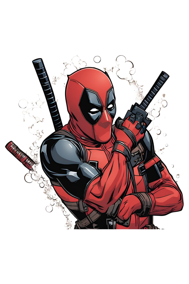 Deadpool unisex terry oversized tshirt