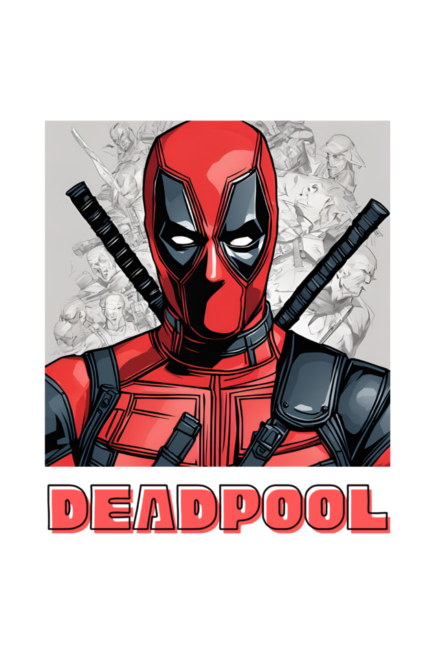 Deadpool round neck regular tshirt