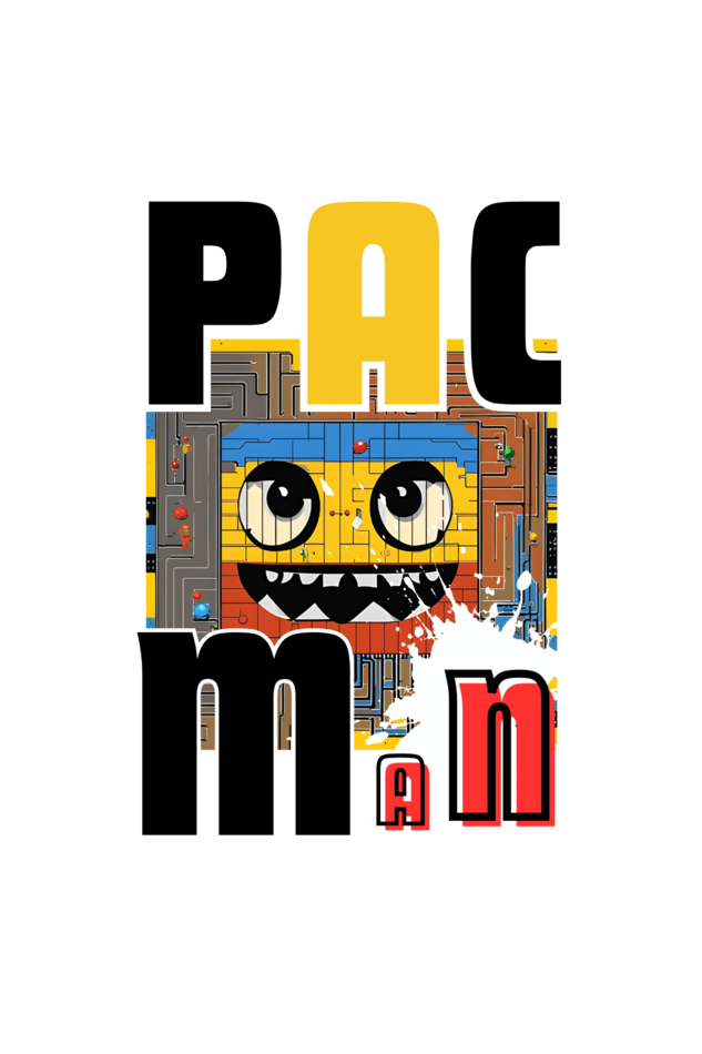 Pac Man Unisex Oversized T-shirt