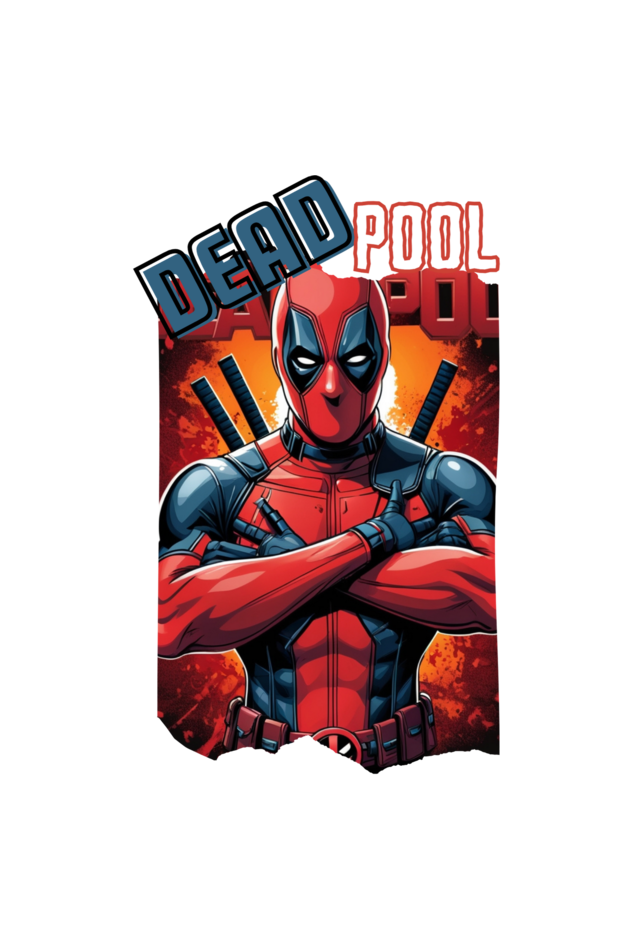 Deadpool Style Acid wash Unisex Oversized T-shirt