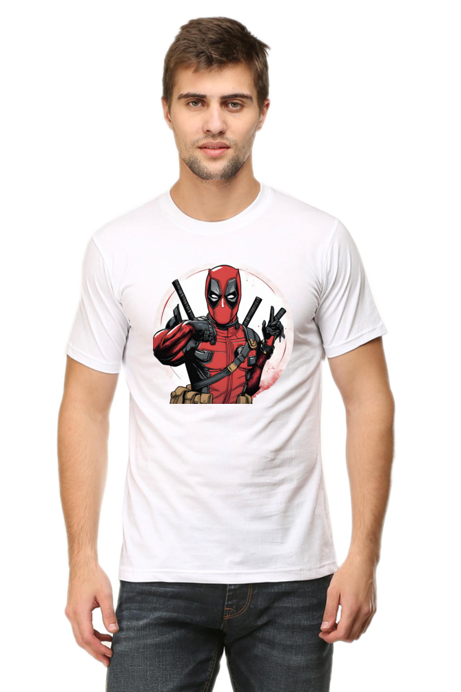 Deadpool round neck regular tshirt