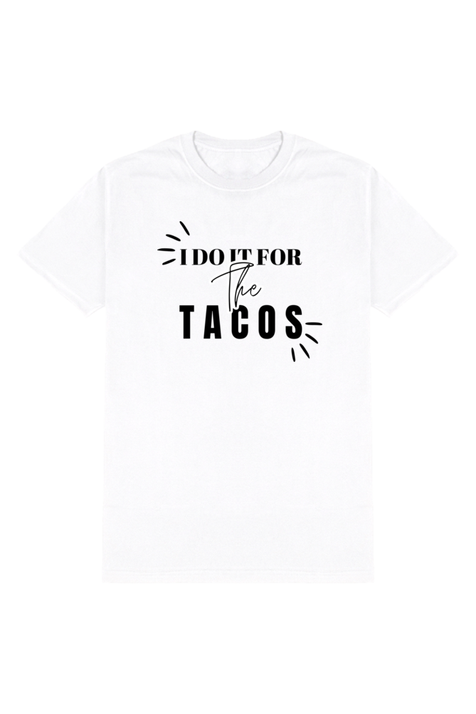 Tacos typography unisex t-shirt