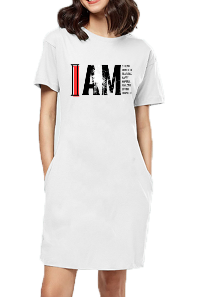 I Am Female T-shirt Dress