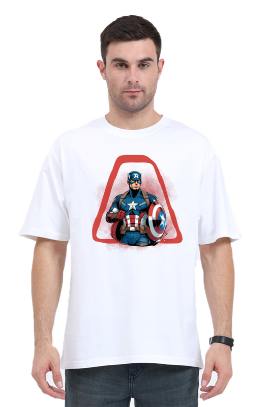 Captain America Unisex Oversized T-shirt