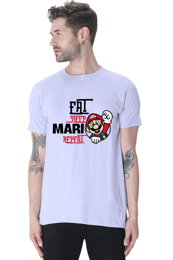 Eat sleep mario regular t-shirt