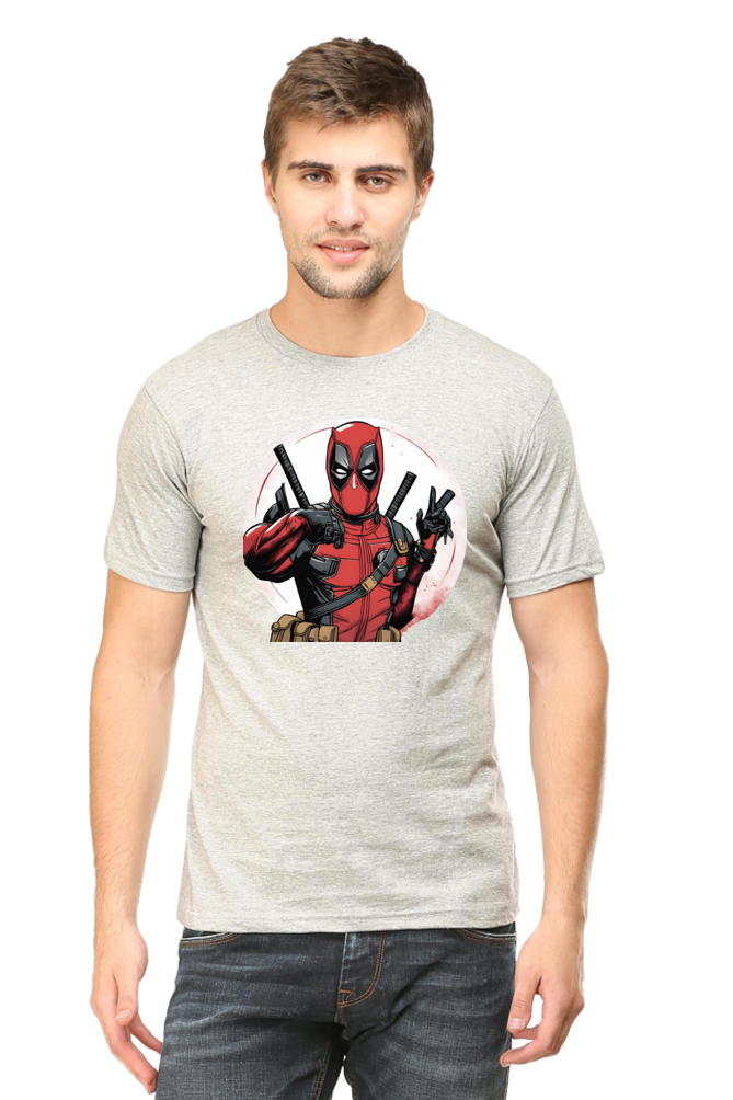 Deadpool round neck regular tshirt