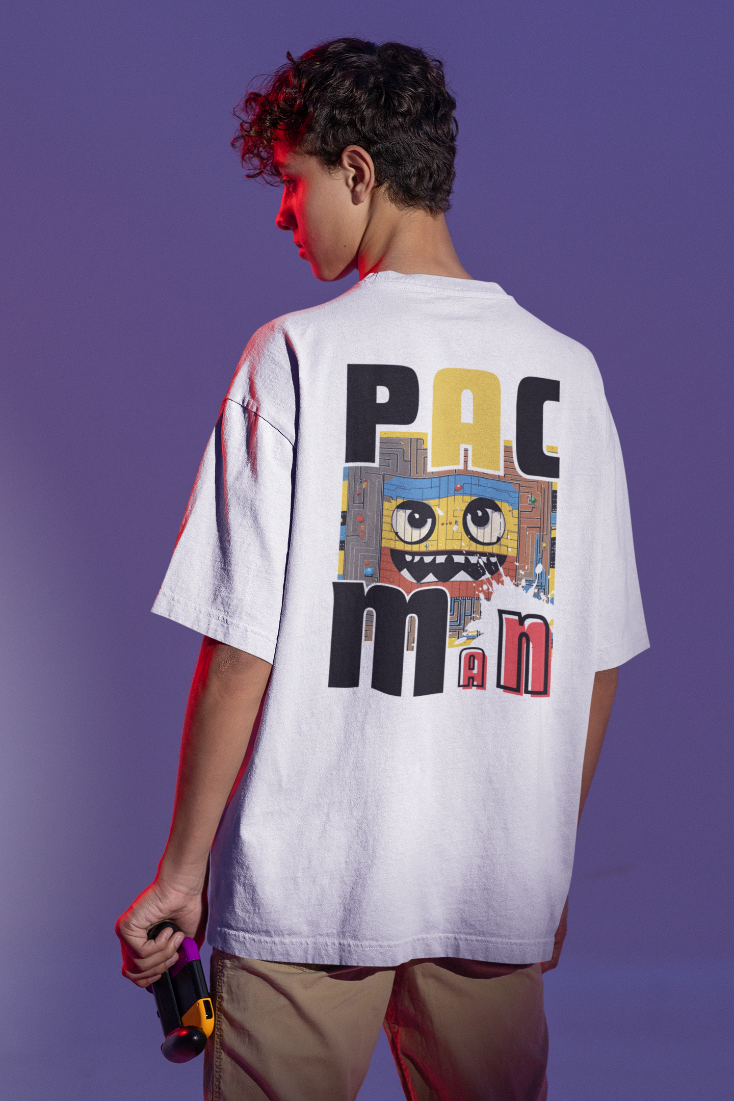 Pac Man Unisex Oversized T-shirt