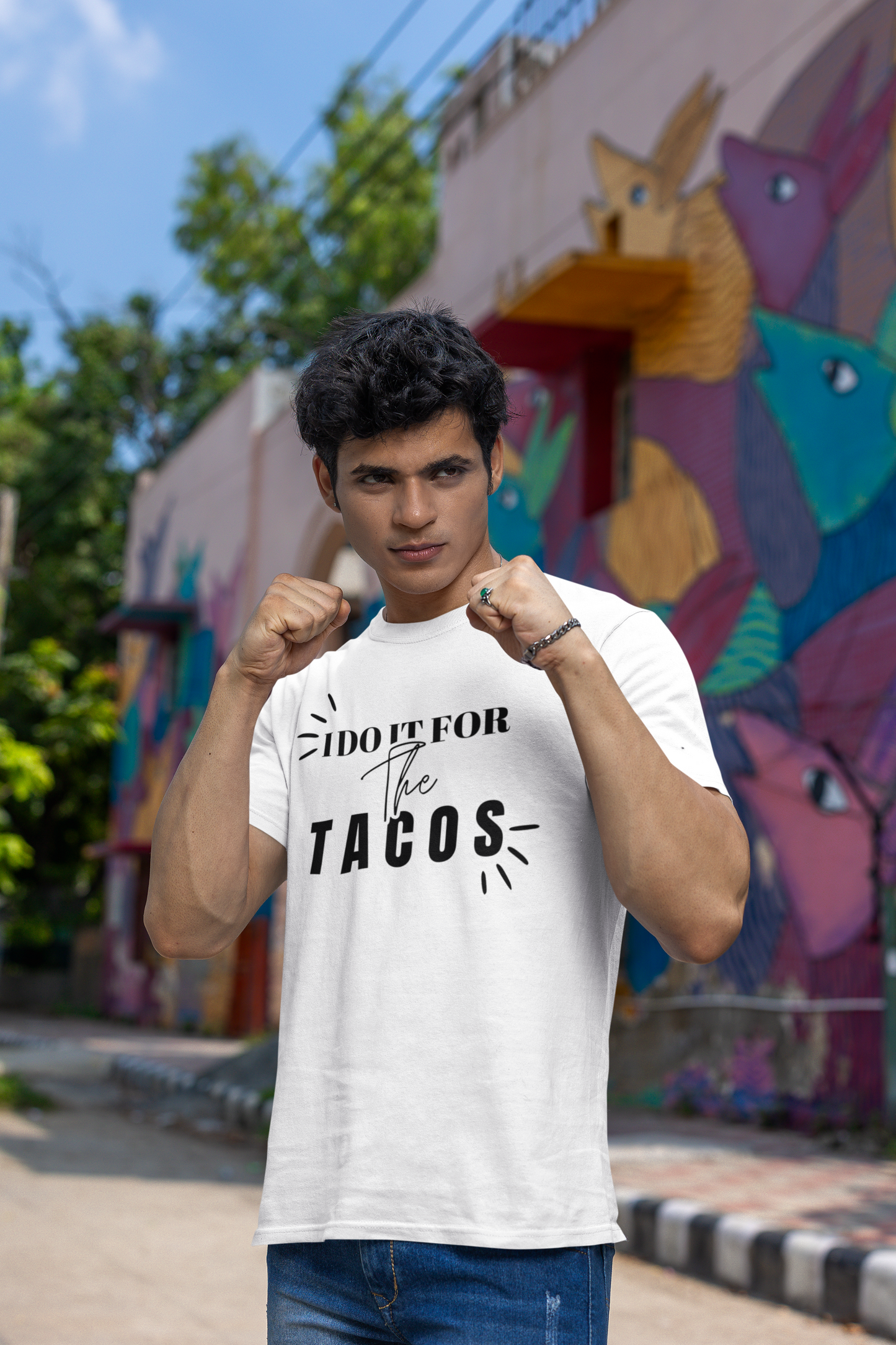 Tacos typography unisex t-shirt