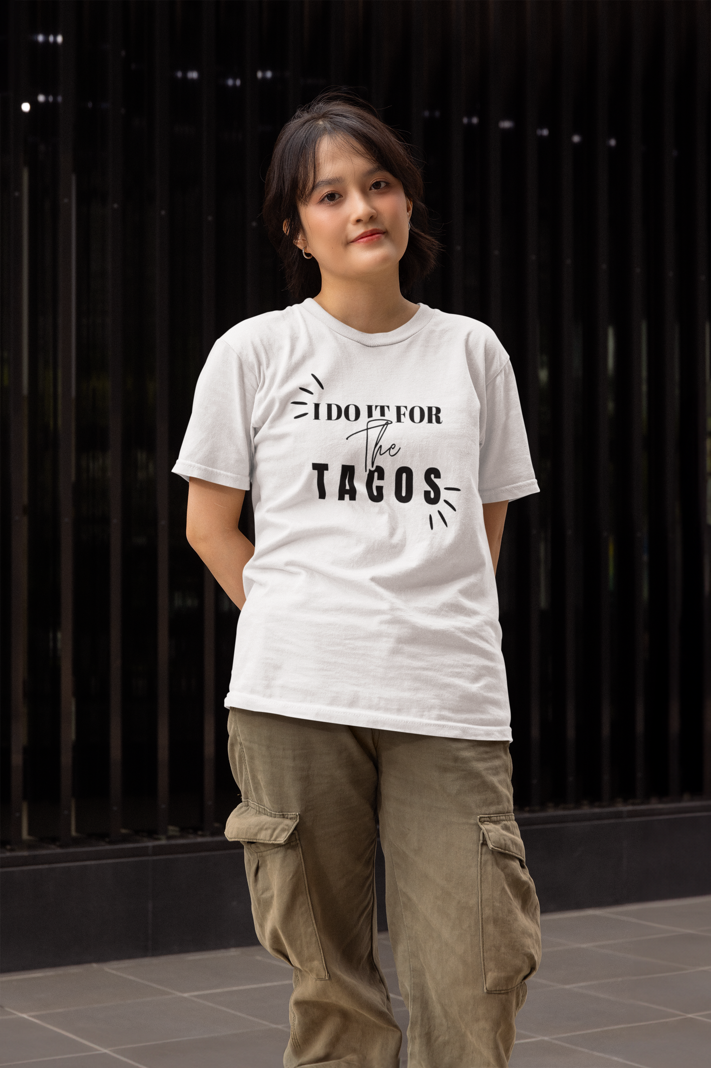 Tacos typography unisex t-shirt