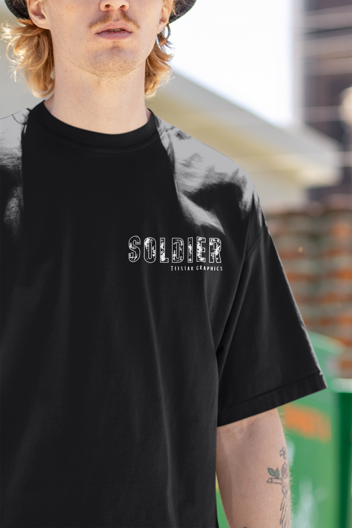 Soldier oversized t-shirt