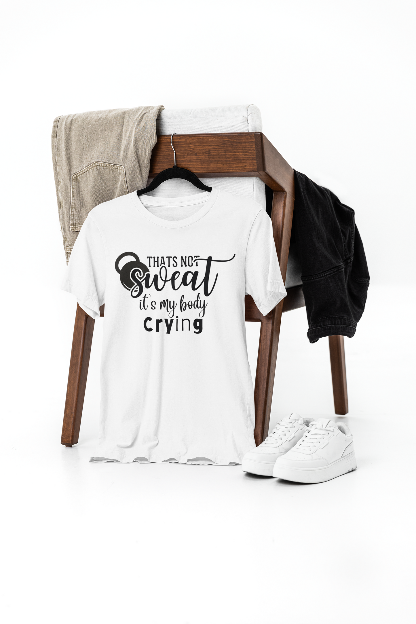 Sweat typography t-shirt