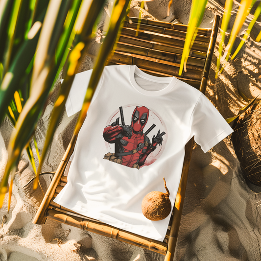 Deadpool round neck regular tshirt