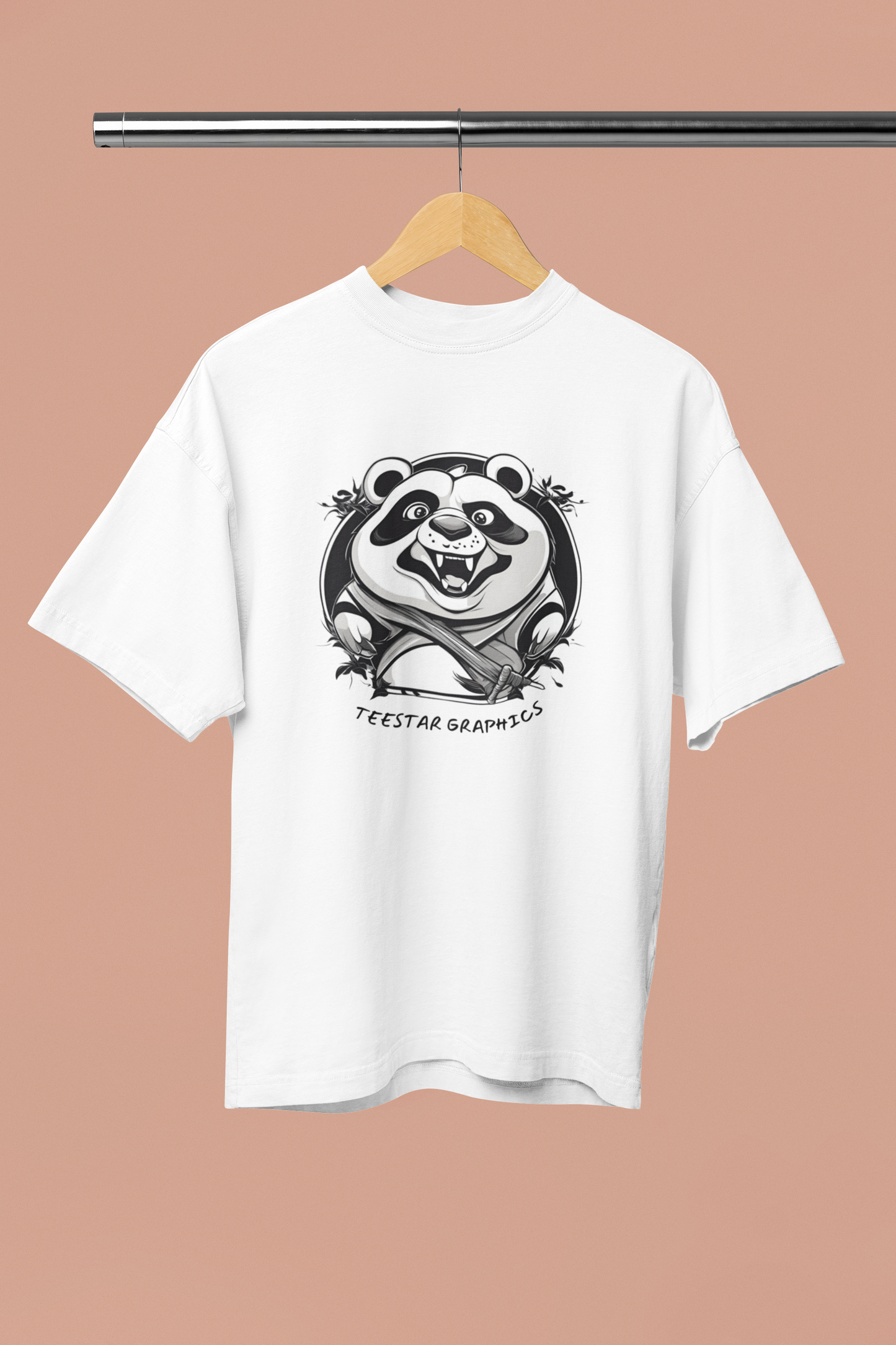 Panda unisex oversized classic tshirt