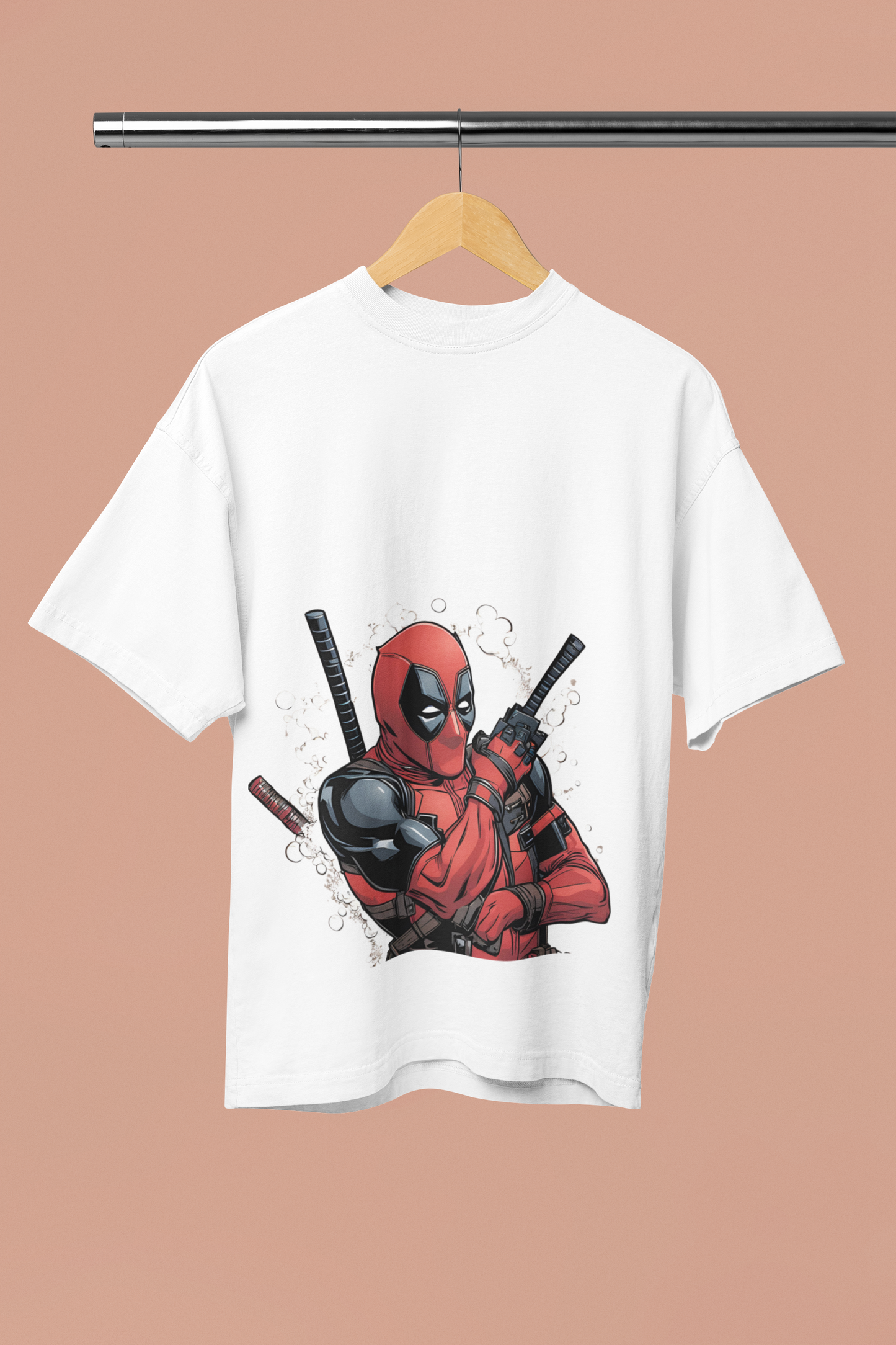 Deadpool unisex terry oversized tshirt