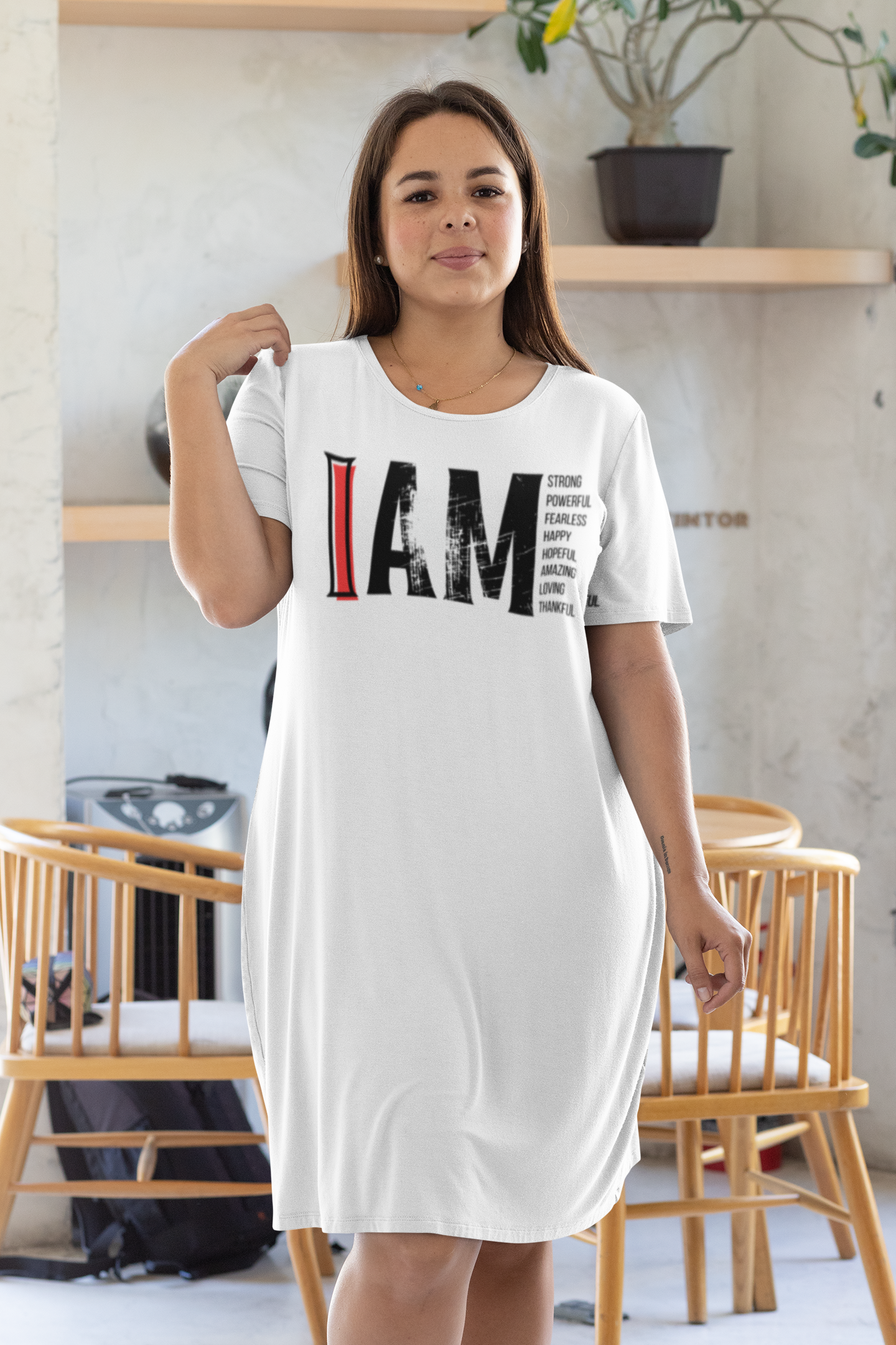 I Am Female T-shirt Dress